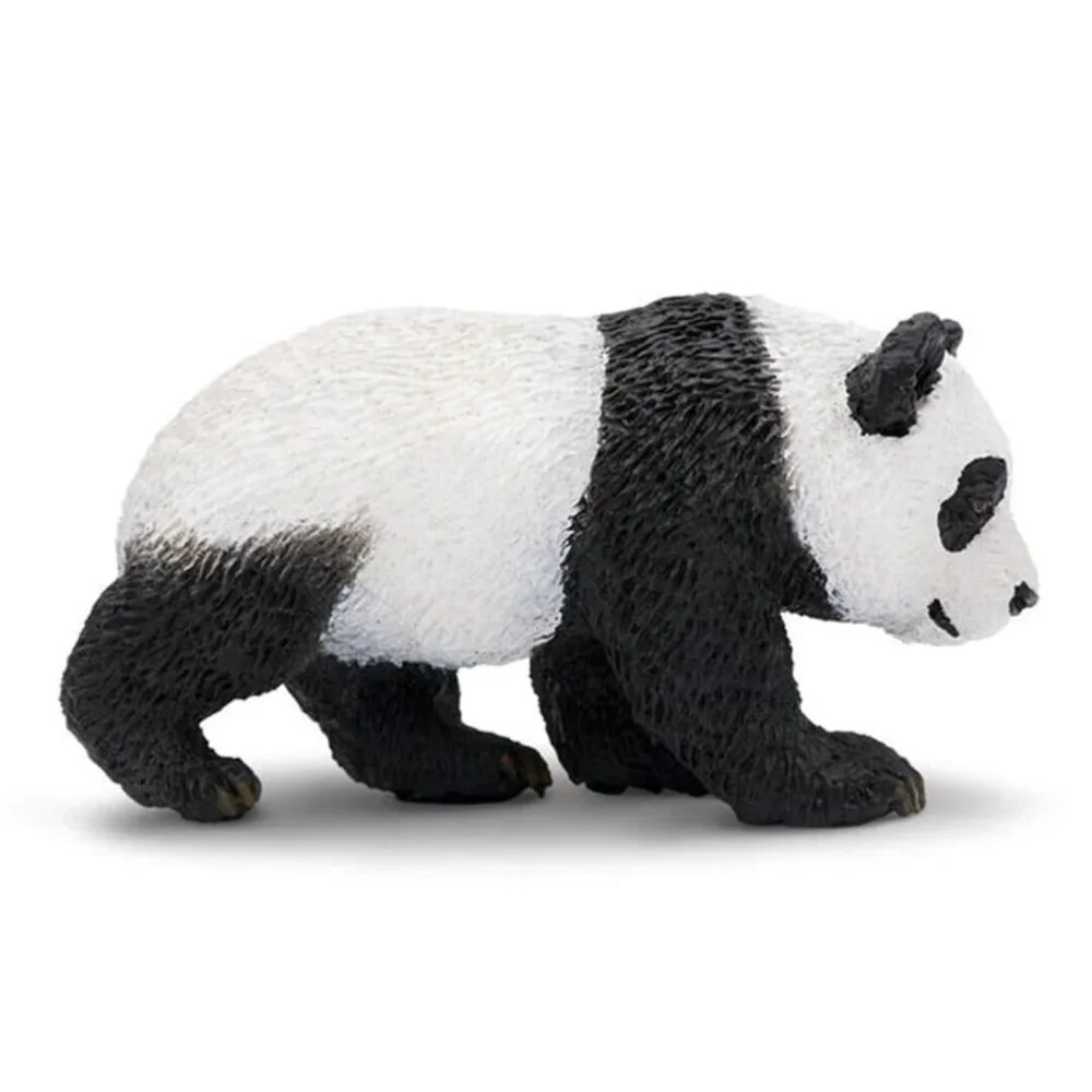 Small Panda Cub Figure - Wild Animal Toy - Hand‎ Painted - Collectible